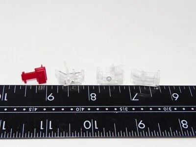 Wii Clear Transparent Button Replacement Nintendo Console Parts Power Open Reset - Image 1 of 3