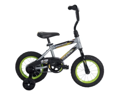 Huffy 12 in. Rock It Kids Bike, for Boys Ages 3 and up, Child, Grey Matte and Li - Image 1 of 4