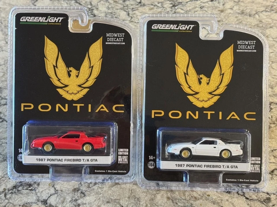 Greenlight RAW GREEN MACHINE 1987 Pontiac Firebird GTA 1/64 Midwest