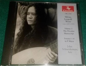 JOHN SCHNEIDERMAN (LUTE), Silvius Leopold Weiss, Volume 1, CD, NEW - Picture 1 of 1