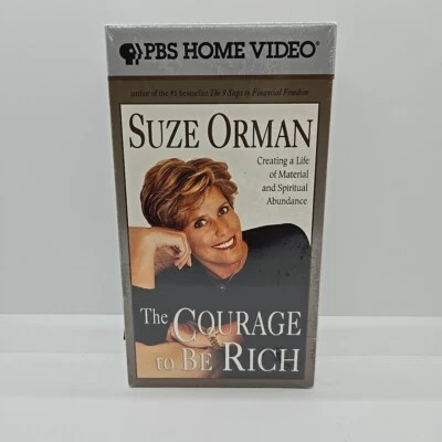 The Courage To Be Rich - Suze Orman (VHS, 1999) PBS Home Video - Image 1 of 4
