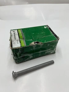 Box of 25 Hillman Coarse Thread Carriage Bolt 1/2"-13 x 6" 812626 Galvanized - Picture 1 of 5