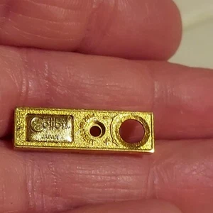 Bottom Only Calibri Lighter Vintage Gold Tone Metal Replacement Part - Picture 1 of 4