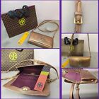 Royal Salmon Perforated Logo Clutch $248 Tory Burch Rose Gold Leather Crossbody