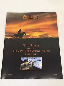 2005 Henry Repeating Arms Rifle Catalog Mint with Special Supplement pages - Picture 1 of 10