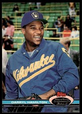 1991 Stadium Club Darryl Hamilton Milwaukee Brewers #234