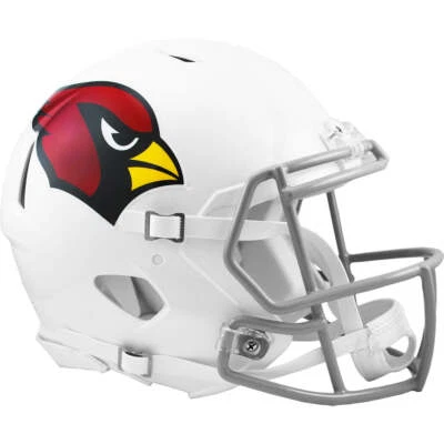 Casco de fútbol americano auténtico tamaño completo velocidad retroceso Arizona Cardinals 2005-22 Foto 1 de 4