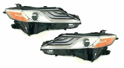 FITS TOYOTA CAMRY 2018-2019 XSE HEADLIGHTS HEAD LIGHTS FRONT LAMPS PAIR - Изображение 1 из 4