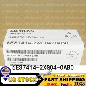 New Siemens SIMATIC S7-400 CPU 414-2 6ES7414-2XG04-0AB0 6ES7 414-2XG04-0AB0 - Picture 1 of 11