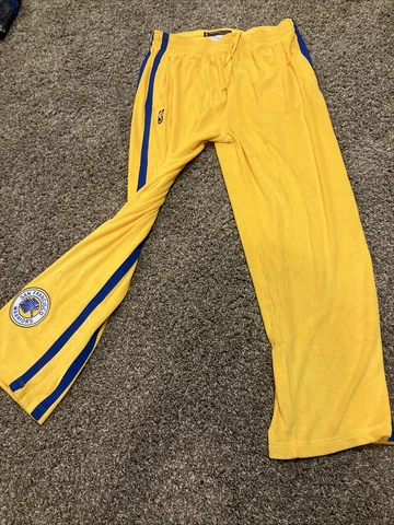 Reebok Hardwood Classics San Francisco Warriors Warm-Up Pants  Men’s 2XL Cover