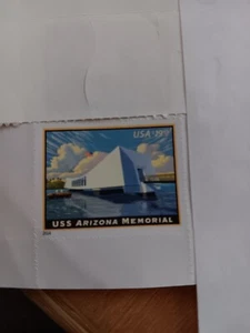 Sheet of 5 USS Arizona Memorial Stamp $19.99 Postage - Picture 1 of 2