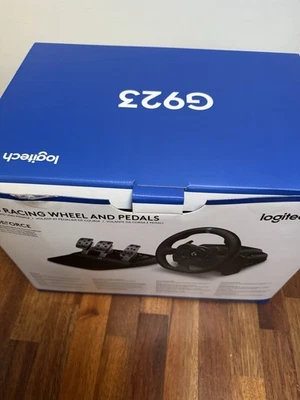 Logitech G923 Volante da Corsa per PlayStation 5 - Nero - Immagine 1 di 3