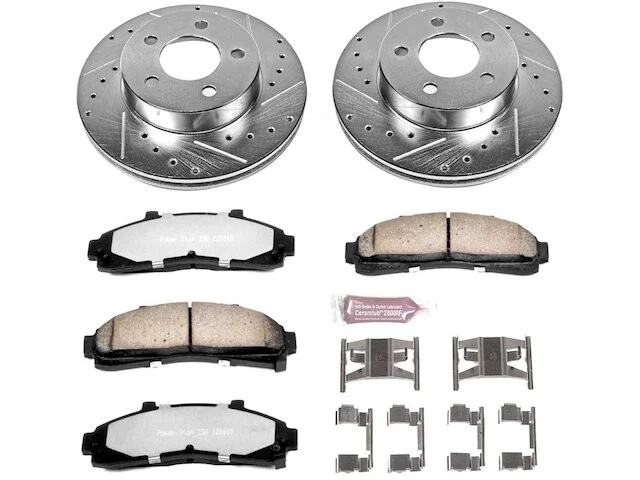 Kit de pastillas de freno delanteras y rotor para Ford Explorer 1995-2001 1996 1997 1998 ZT152PS Foto 1 de 1