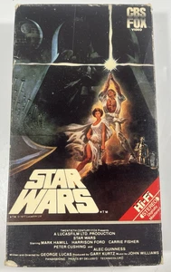 Star Wars VHS 1984 CBS Fox Red Label Hi-Fi Stereo Early Release George Lucas - Imagen 1 de 8