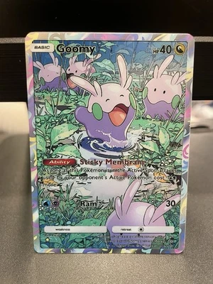 Fan Art Pokemon TCG Pocket Goomy Holo Illustration Rare | Mega Rising - Image 1 of 2