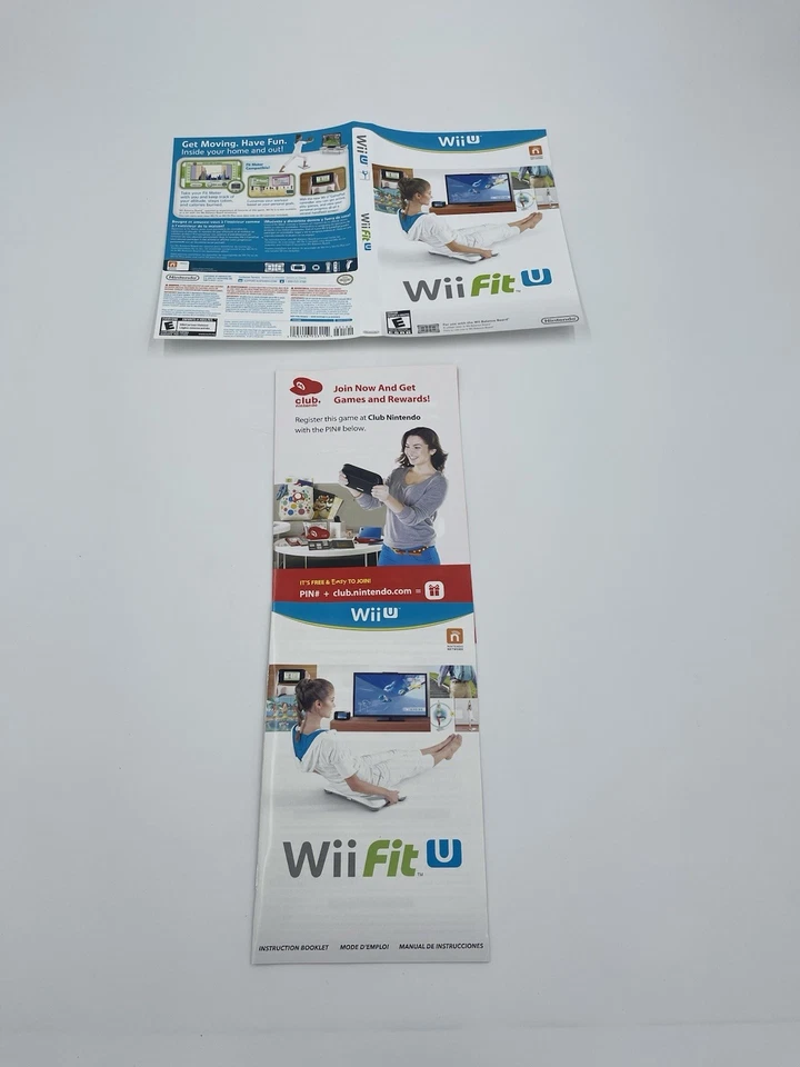 Wii Fit U (Nintendo Wii U, 2014) Cover Art And Manual Only - No Game - Image 1 of 3
