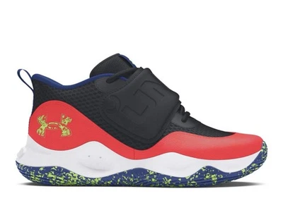 NUEVO EN CAJA Jóvenes Niños UNDER ARMOUR ZONE ZAPATOS DE BALONCESTO 2 Talla 5Y Negro Beta Verde Foto 1 de 4