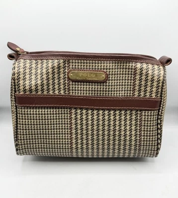 Vintage Polo Ralph Lauren Marrón Bolsa Maquillaje Cosmético Estuche Bolso Foto 1 de 4