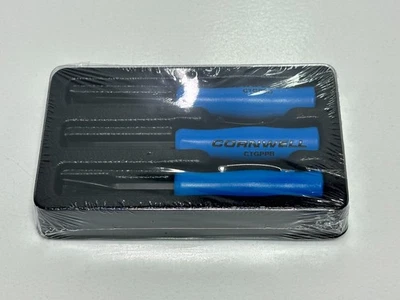 NEW Cornwell Tools CTG3PKT 3pc BLUE GRIP Pocket Mini Screwdriver and Scraper Set - Image 1 of 4