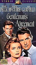 Gentleman's Agreement Gregory Peck Dorothy McGuire John Garfield Sealed VHS