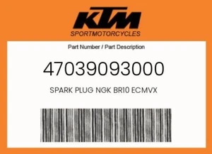 Bujía NGK BR10ECMVX (47039093000) KTM 2023-2025 125Sx - Imagen 1 de 1
