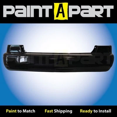 Fits:1997 1998 1999 Toyota Camry Rear Bumper Painted 202 Black - Imagem 1 de 4