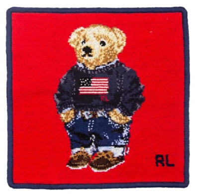 Pañuelo de chenilla POLO Bear [rojo] NUEVO JAPÓN Foto 1 de 3