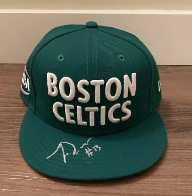 Tristan Thompson Celtics Firmado Autógrafo New Era City 9FIFTY Snapback Sombrero Tatum Foto 1 de 3