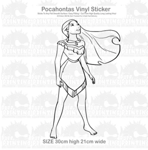 Wall Stickers Disney Pocahontas Art room Removable Decals DIY / Car / #008 - Picture 1 of 18