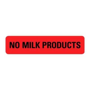 Etiquetas sin leche - Imagen 1 de 1