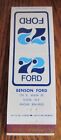 1972 FORD CAR DEALER: BENSON FORD (ILION, NEW YORK) -K9