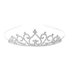 for Bridal Wedding Princess Crystal Tiara Prom Hair Crown Veil Headba