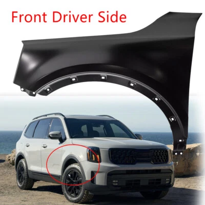 Fender For 2020 2021 2022 2023 2024 Kia Telluride Primed Front Left Driver Side Foto 1 de 4