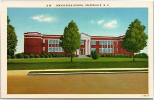 Postkarte North Carolina - Statesville Junior High School - Bild 1 von 2
