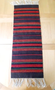Swedish brown wool table runner - Picture 1 of 7