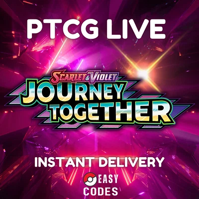 100 Jouney Together Codes Booster Pokemon TCG Live Pack Sofortversand - Bild 1 von 2