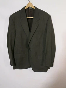 Bespoke Burberry Brown-Gray Wool Blazer Sport Suit Coat 44 45 46 L - Picture 1 of 11
