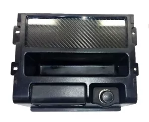 CARBON FIBER Single DIN Radio Stereo Console Off Plate Delete for Honda CRX 88-9 - Foto 1 di 11