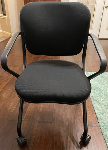 TORSION ON THE GO ROLLING CHAIR Designed by Giancario Piretti Pre-Owned Made USA Cover