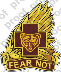 STICKER US ARMY UNIT 21st Combat Support Hospital - Imagen 1 de 1