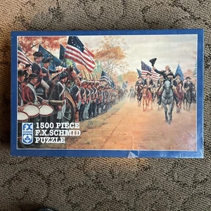 🔥 Vintage 1500 Pc. F.X. Schmid Puzzle Washington at Carlisle *New/Sealed* 1996 - Picture 1 of 7