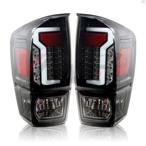 Luces traseras LED para Chevrolet Silverado 1500 2007-2013 carcasa negra brillante - Imagen 1 de 3