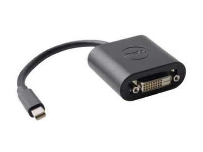 DELL MINI DP (MALE) TO DVI-I (SINGLE LINK) DONGLE ADAPTER CABLE G44DK - Image 1 of 2