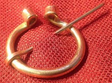 Viking Penanular Ottone Massiccio Riccio Spilla Fibulae Sca Celtic Medievale