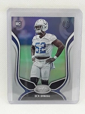 Ben Banogu 2019 Panini Certified Football RC HOLO SILVER /299 Indianapolis Colts - Image 1 of 2