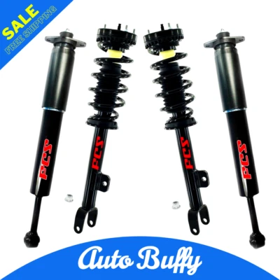 FCS 2 Front Complete Strut & 2 Rear Shock Set 4PC Fits Dodge Charger Police PAK - Image 1 of 3