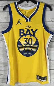Steph Curry Golden State Warriors Jordan Brand Statement Swingman Jersey M 44 - Picture 1 of 4
