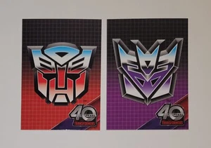 Dynamite Transformers 40th Anniversary Checklist 109 110 Base Trading Card Set - Picture 1 of 2