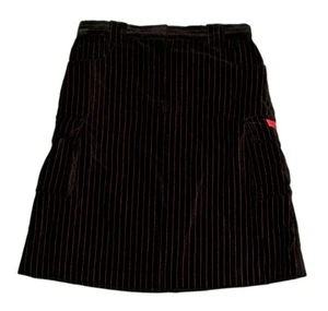 Falda a Rayas JACADI Niña Rellena Negra con Pin Rosa Talla 8 Años $80 Nueva con Etiquetas - Imagen 1 de 4