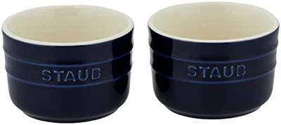 Staub &quotExtra Mini Round Ramequin Grand Bleu 7cm" Ceramic Small Bowl - Image 1 of 4